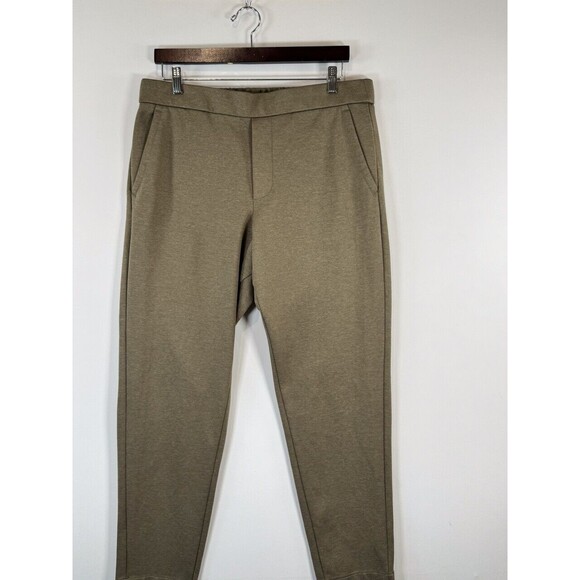 Bonobos Mens Pants Green Chino Flat Front Tapered Stretch Pull On Casual Large - Picture 4 of 10